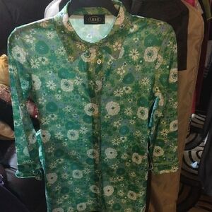 Cider Green Long Sleeve Dress